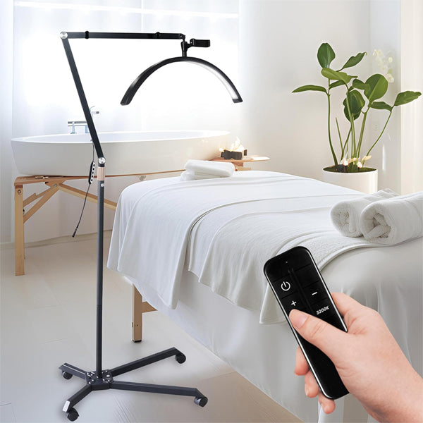 Hi_friend Half Moon Lamp for Lash Extension LED Floor Light Lighting for Beauty Hi_Friend